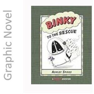3/$13 Binky to the Rescue by Ashley Spires 2010 softcover graphic novel